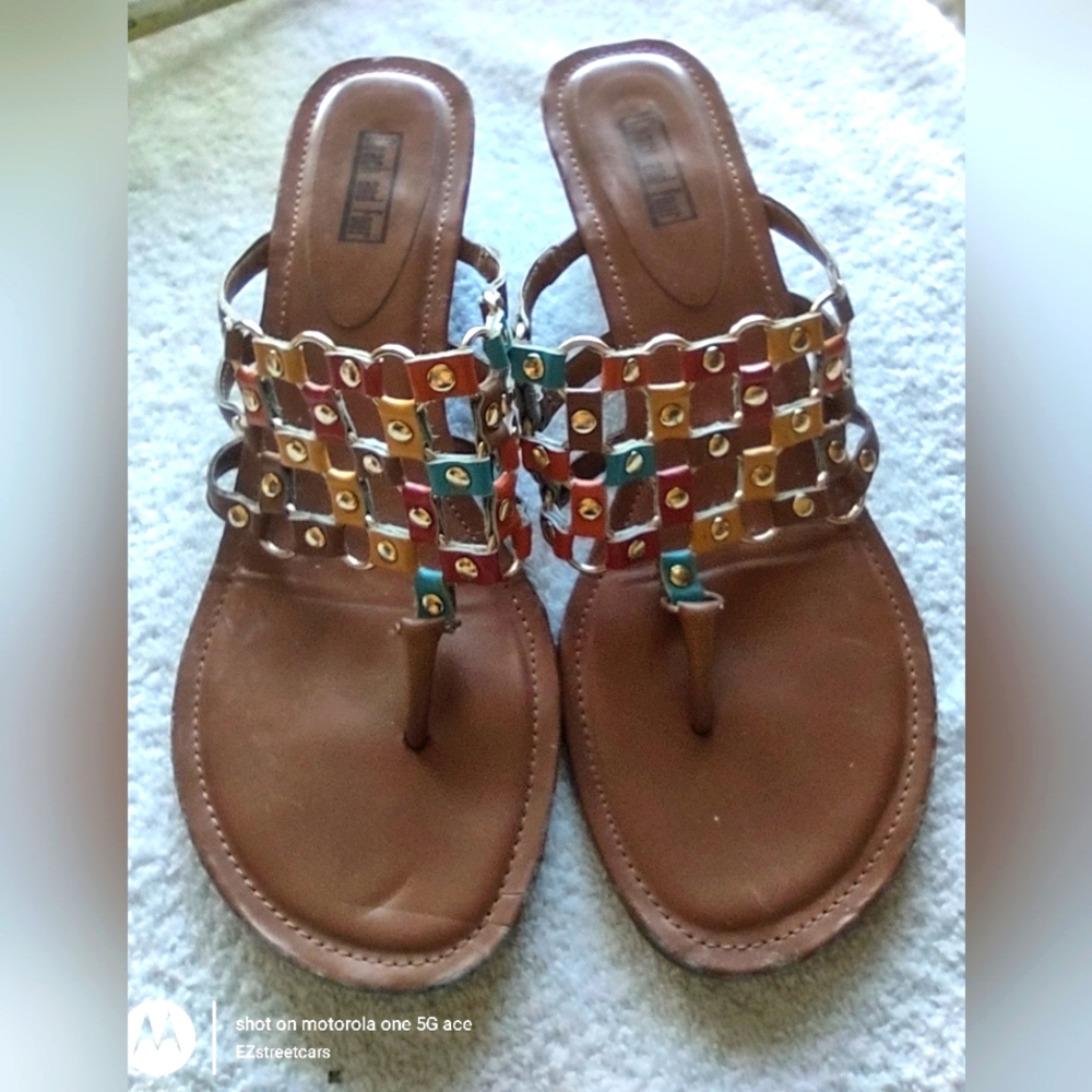 Sandals Coach and Four Size 8 Great Condition C
